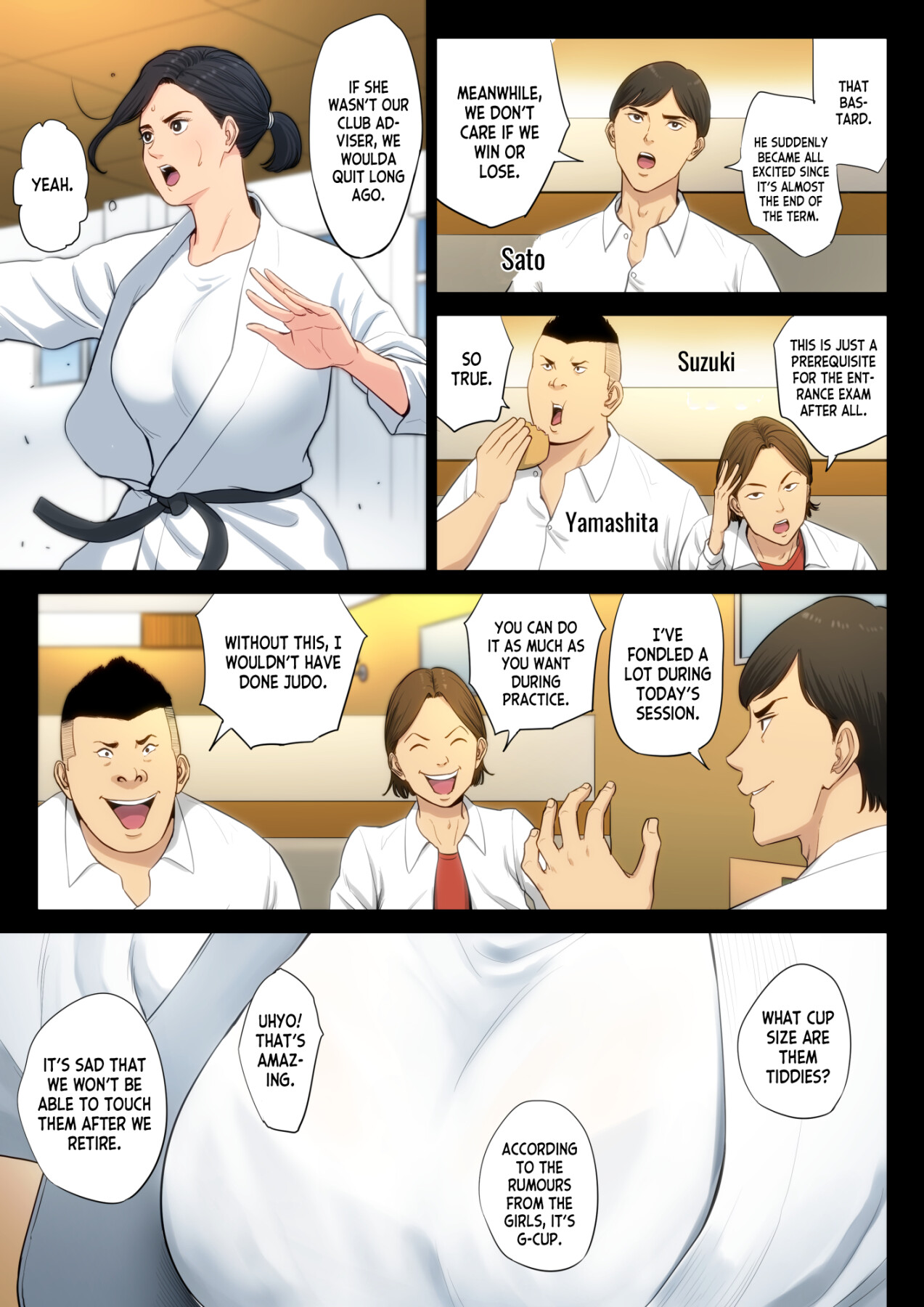 Hentai Manga Comic-A story about a female teacher who is an advisor to the judo club and is forced into a circle by the club members to atone for her sins.-Read-5